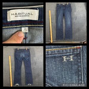 Habitual Half-Baked Women’s mid-rise Blue Bootcut Jeans Sz 26 x 32